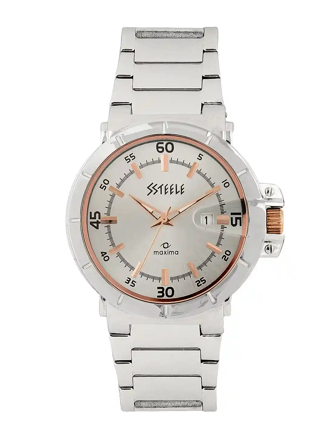 Buy Maxima Ssteele Men Silver Dial Watch Watches for Men 85561