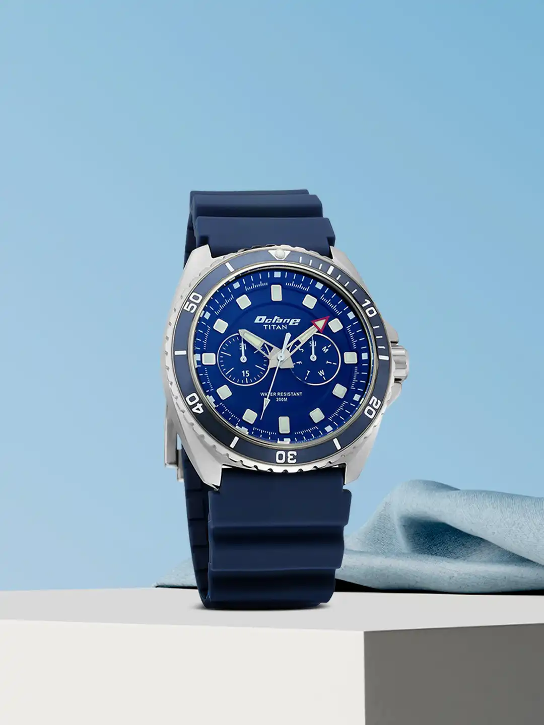 Buy Titan Octane Hyper Lume Multifunction Analog With Blue Dial