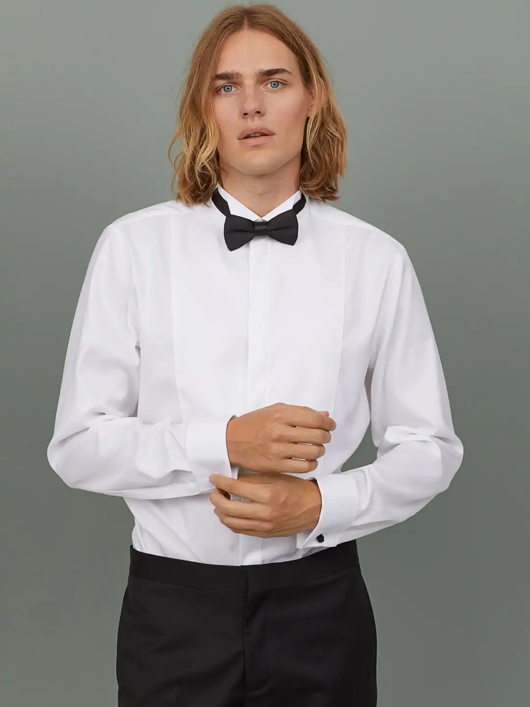 Buy H&M Men White Solid Dress Shirt Slim Fit - Shirts for Men 10364385 |  Myntra