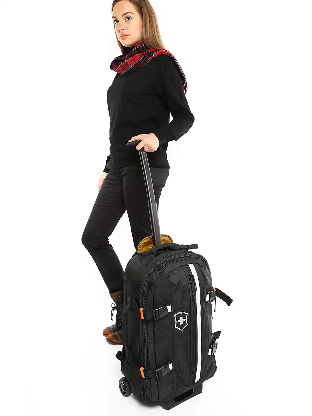 Buy Victorinox Unisex Black CH-97 2.0 Medium Trolley Backpack