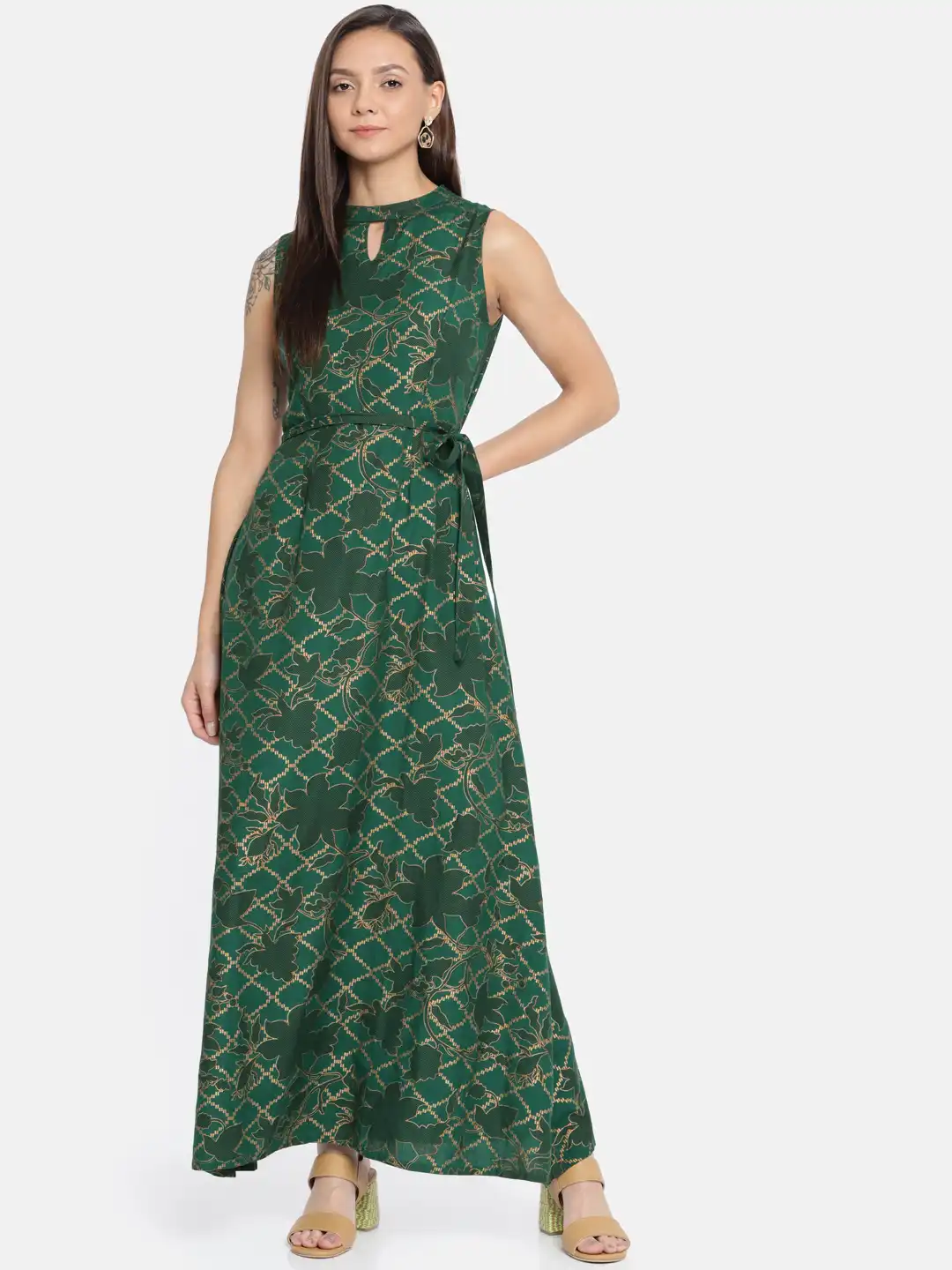 global desi green maxi dress Buy Hara Dil Maxi Online In India at Global Desi F25R106MX_SAGE_GREEN