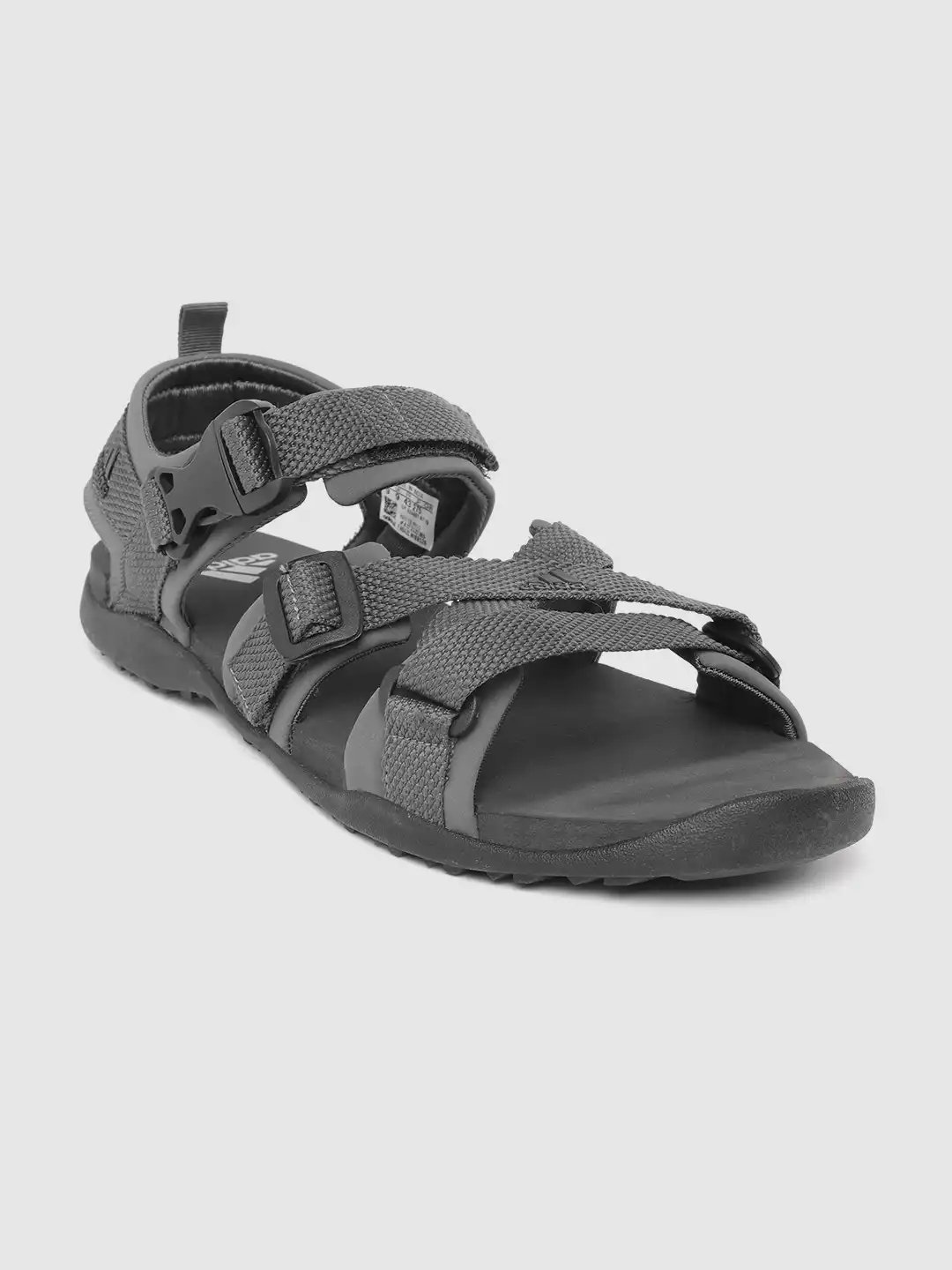Men’s adidas grey charcoal Sandals with Textured Footbed size 8 NWT s-l400.jpg main image 3