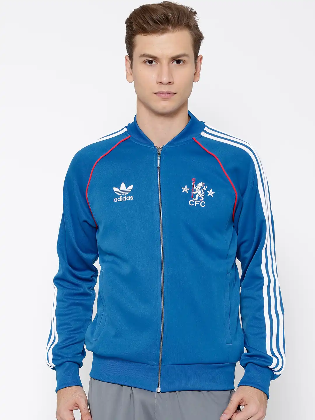 Buy ADIDAS Originals Blue SST Chelsea Football Club Jacket