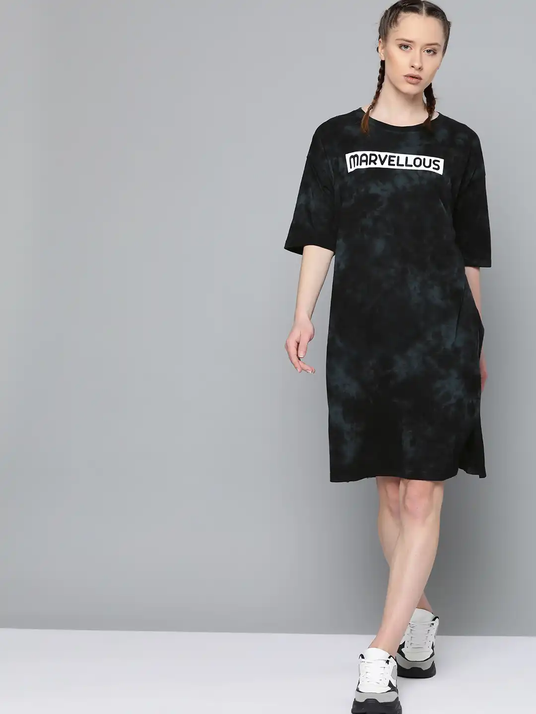 marvel t shirt dress Her Universe Marvel Hero Icons T-Shirt Dress Plus Size Her Universe Exclusive