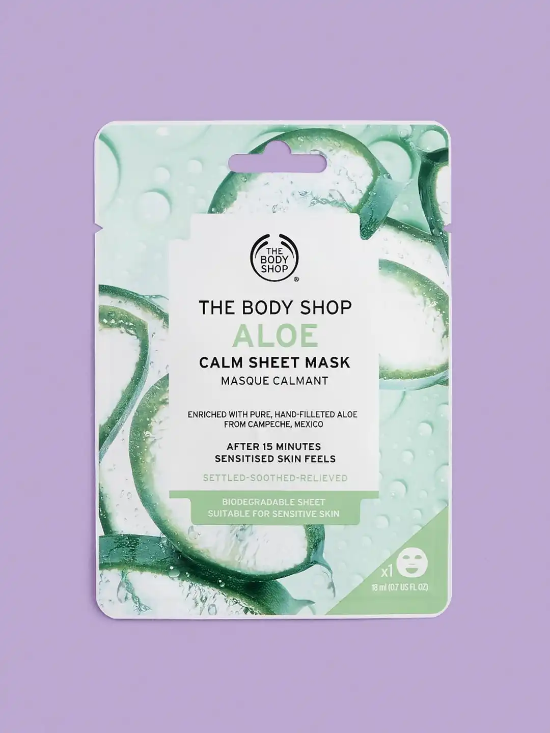 Buy THE BODY SHOP Aloe Calm Hydration Sustainable Sheet Mask 18 ml - Mask  and Peel for Unisex 10927558 | Myntra