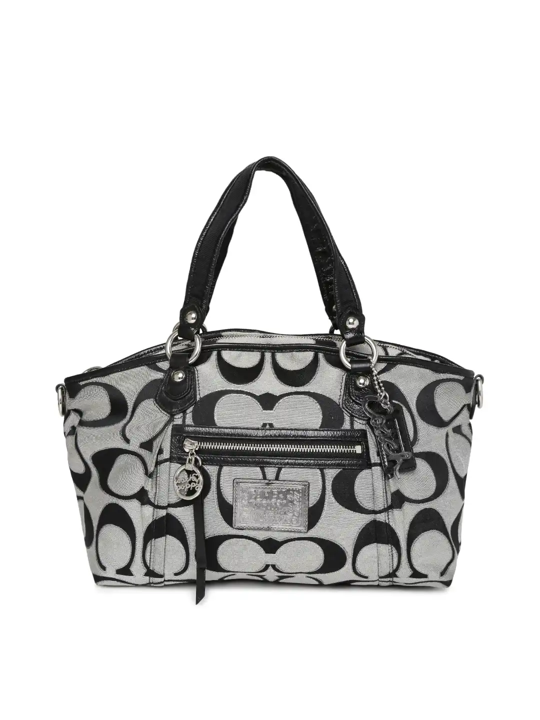 Coach Handbag Vanity Black Dark Gray i want me a coach vanity bag 