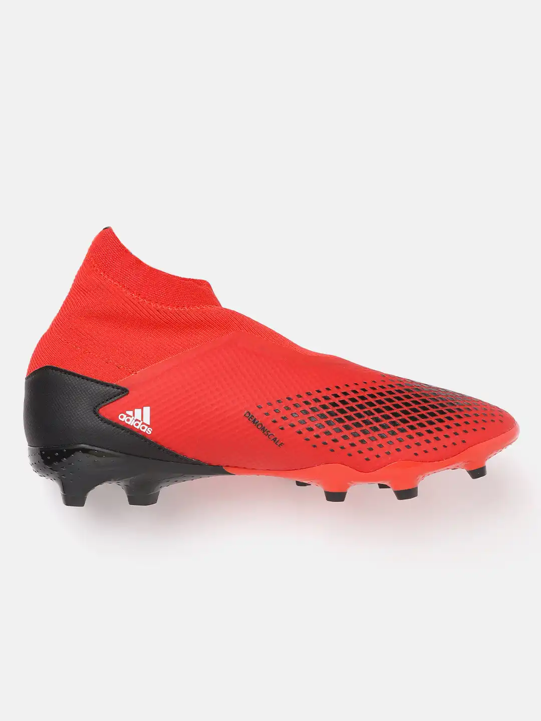 Buy ADIDAS Men Red & Black Predator 20.3 LL Firm Ground Mid-Top