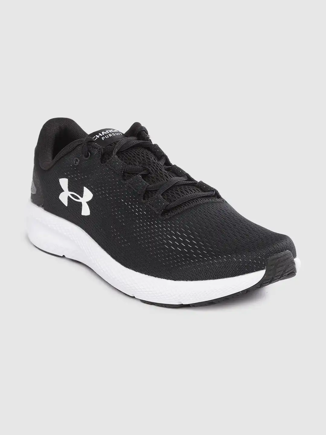 新品Under Armour Charged Pursuit 2 28cm Buy UNDER ARMOUR Men Black & Grey Woven Design Charged Pursuit 2