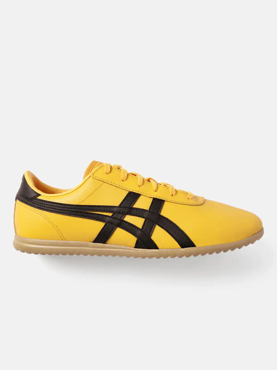 Buy Onitsuka Tiger Unisex Yellow Leather Sneakers Tai-Chi-Reb