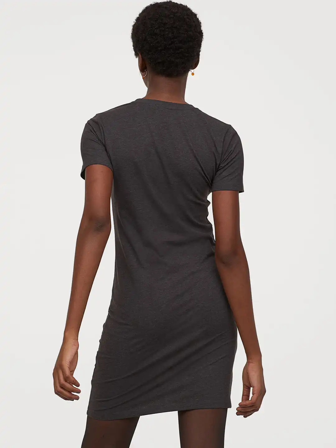 grey t shirt dress h&m Buy H&M Women Grey Solid T-shirt Sustainable Dress - Dresses for Women  11734654