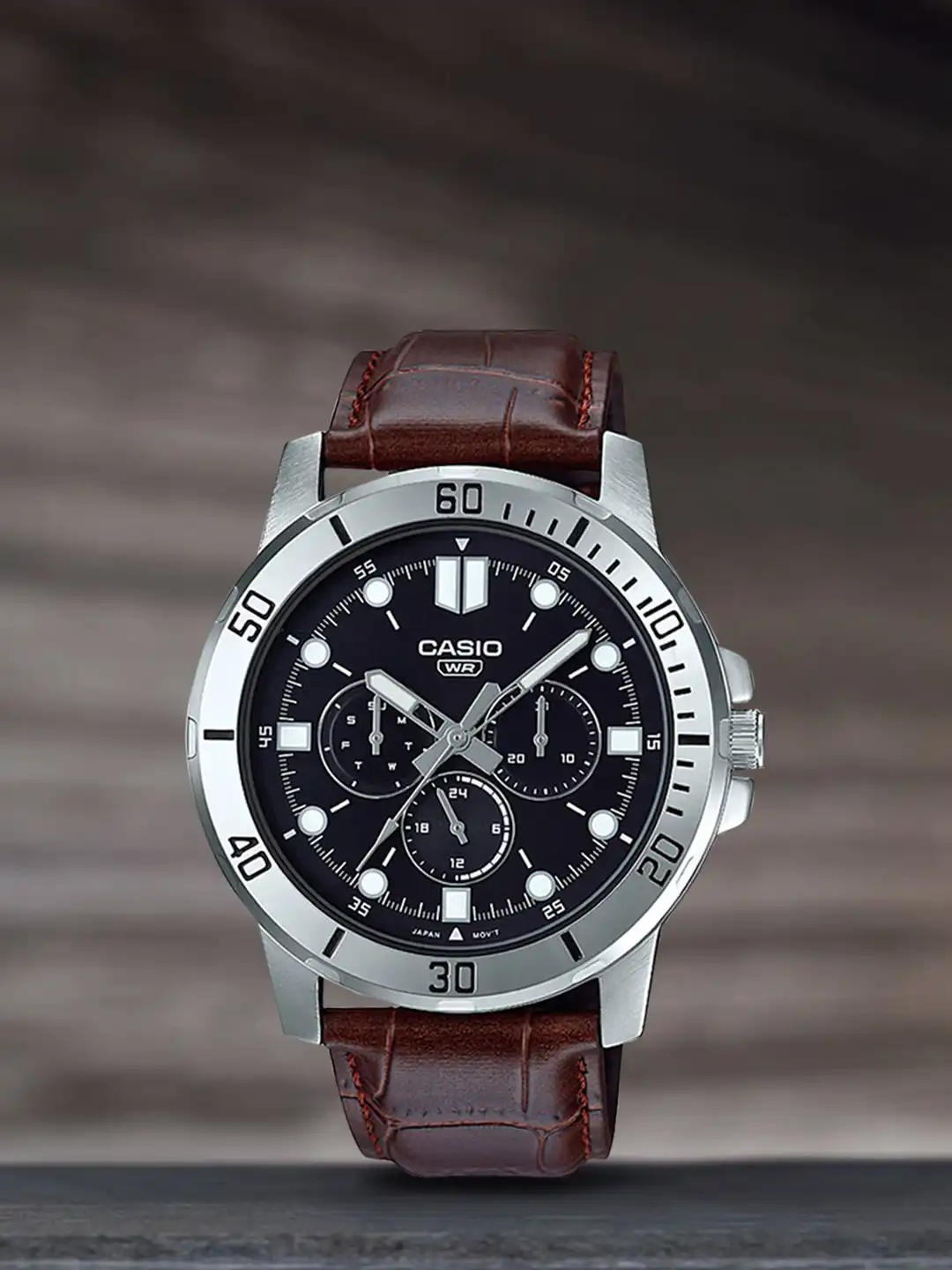 Buy CASIO Enticer Men Black Analogue Watch A1751 MTP-VD300L-1EUDF
