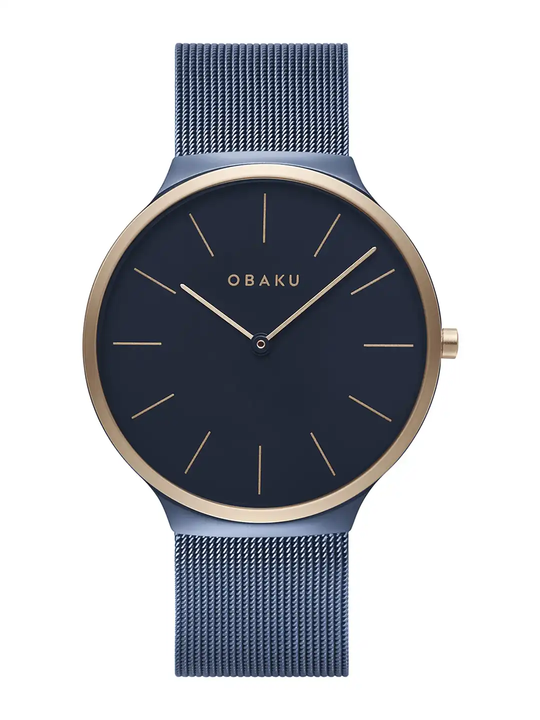 Buy Obaku Men Blue Ark Ocean Analogue Watch V240GXSLML - Watches