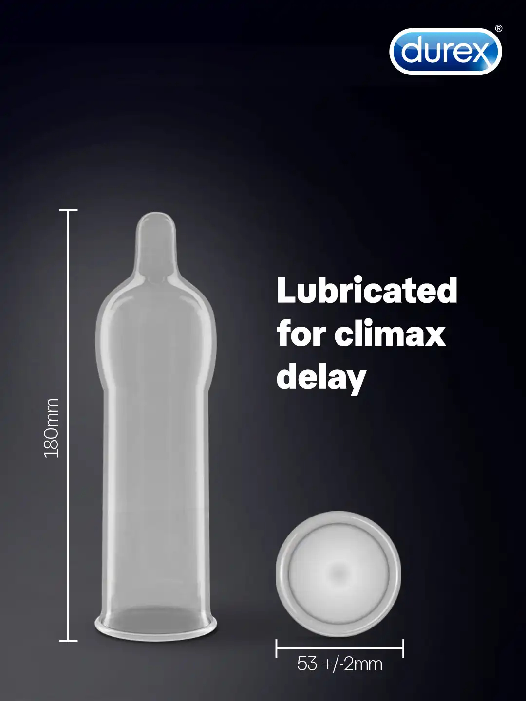 aqua gel personal lubricant Buy DUREX CONDOMS MUTUAL CLIMAX main image 1