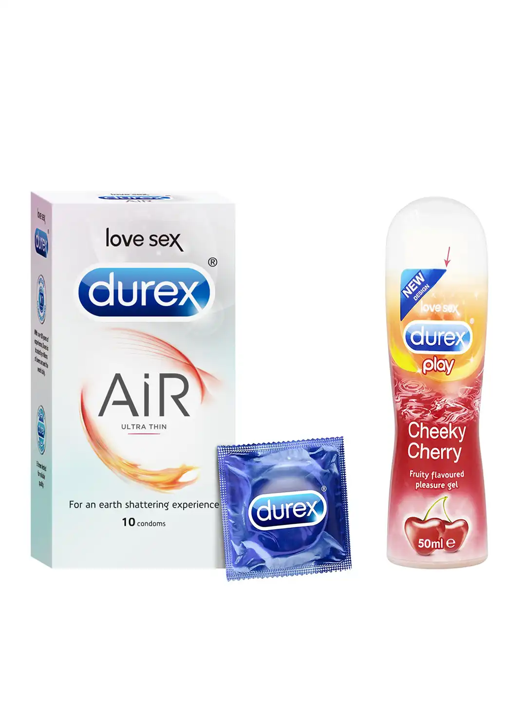 Buy Durex Set Of Condoms & Lubricant Gel - Lubricants for Unisex 11956332 |  Myntra