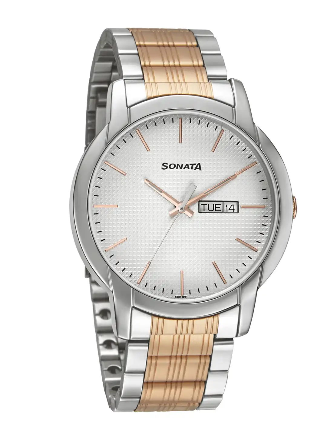 Buy Sonata Beyond Gold Quartz Analog With White Dial Watch For Men