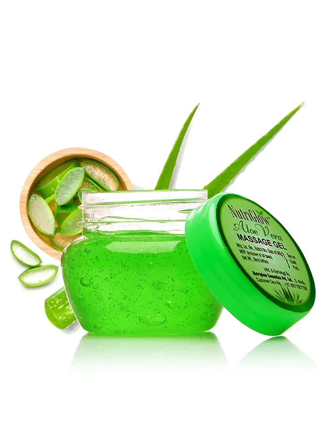 Buy NutriGlow Aloe Vera Moisturising Massage Gel with Nano Particles 100 g  - Serum and Gel for Unisex 12078286 | Myntra