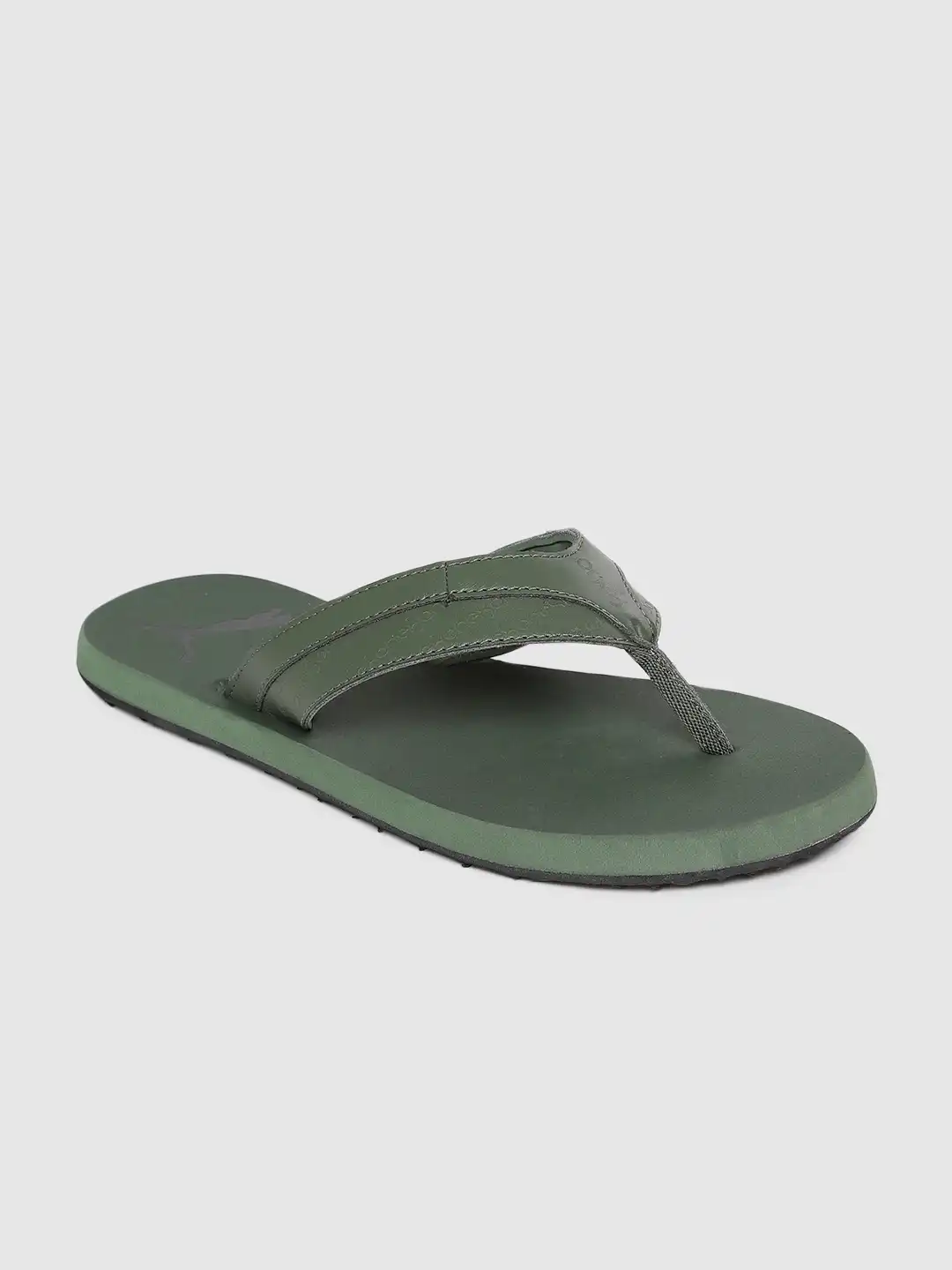 Buy one8 x PUMA Men Green Solid Breeze V4 One8 Thong Flip-Flops