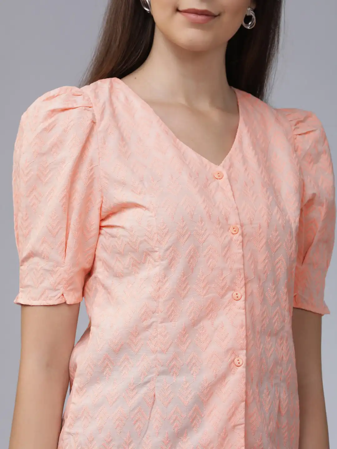 Buy Tokyo Talkies Embroidered buttercup sleeves Top - Tops for