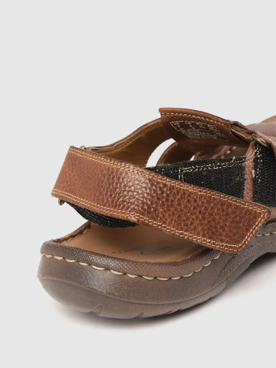 Buy Clarks Men Brown Leather Fisherman Sandals - Sandals for  display picture 1