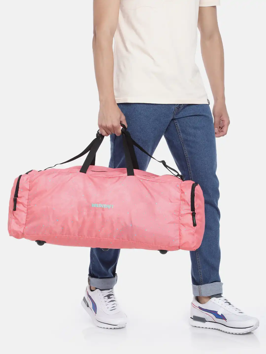 Buy Wildcraft Unisex Pink Printed Power Duffel Bag - Duffel Bag
