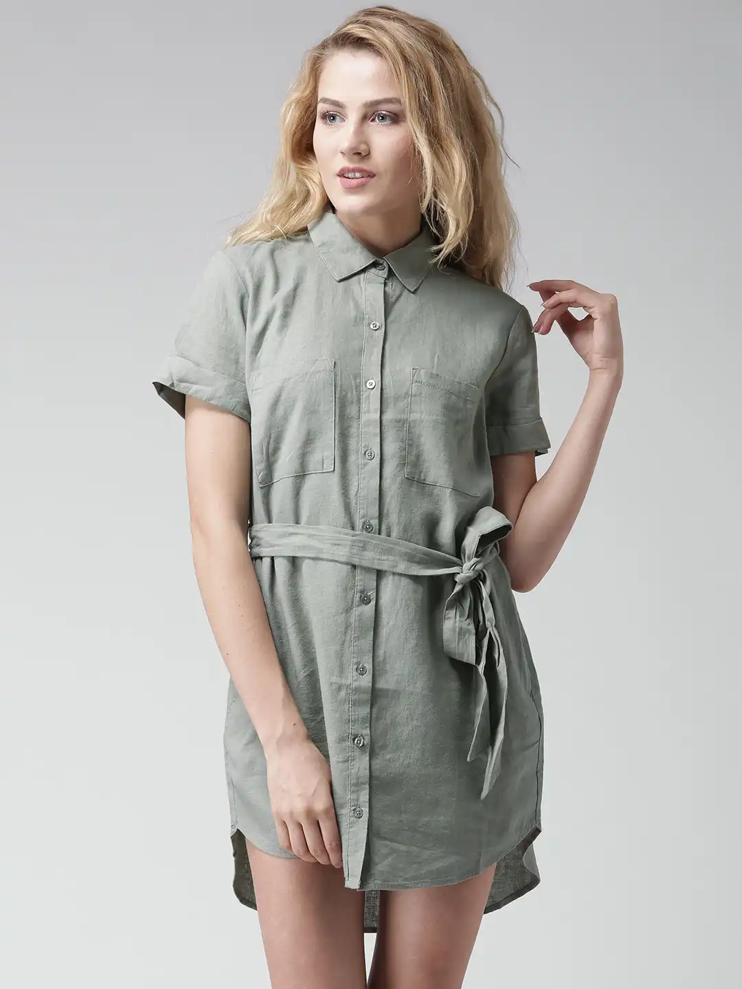 forever 21 olive green dress Forever 21 Sweater-Knit Midi Dress Olive