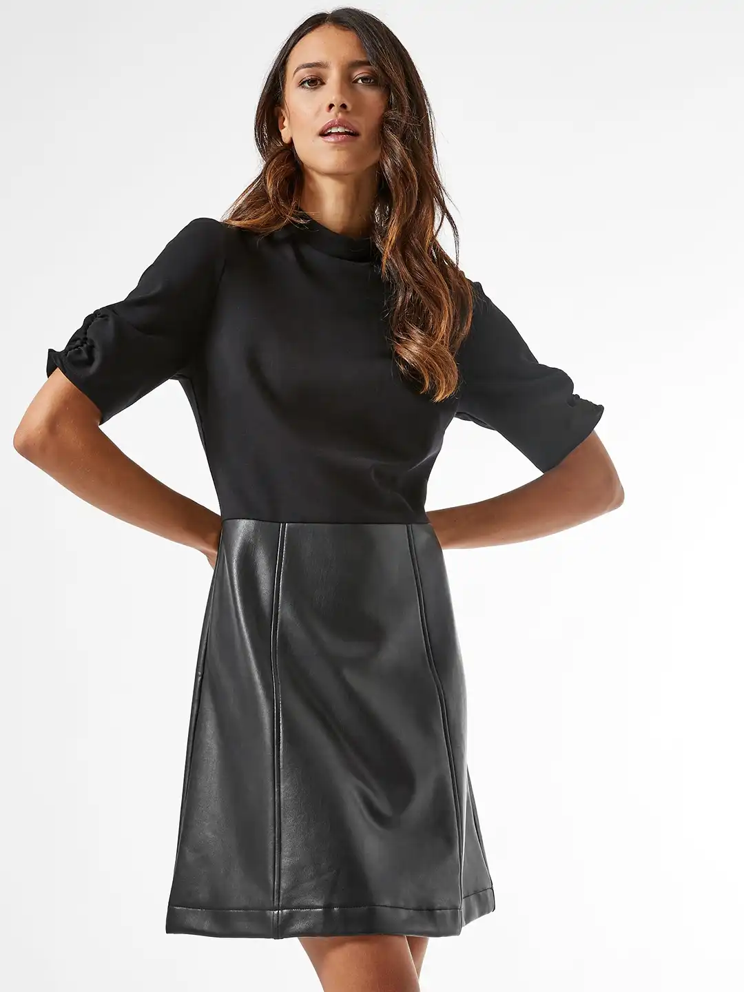 black dorothy perkins dress Black Dorothy Perkins Velvet Sweetheart Neck Mini Dress