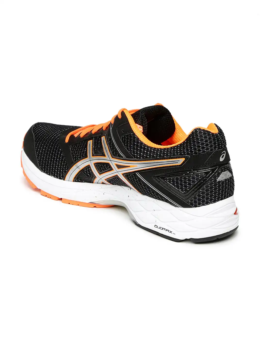 Buy ASICS Men Black & Neon Orange GEL-PHOENIX 7 Running Shoes