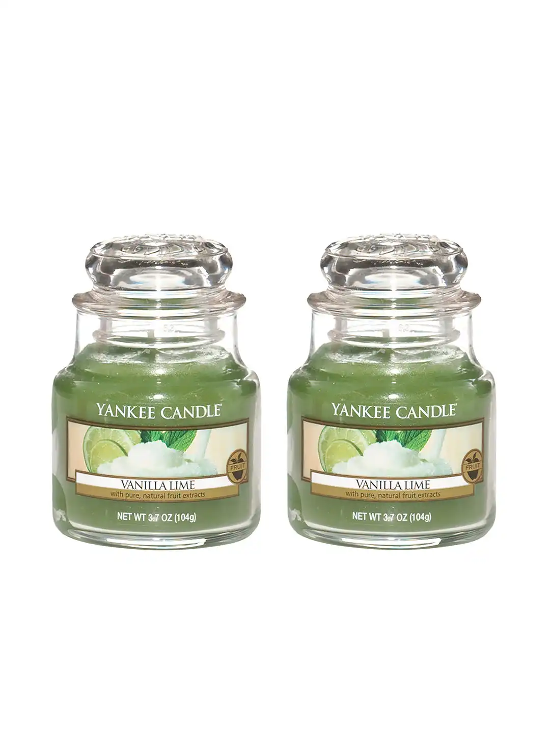 Buy YANKEE CANDLE 2Pcs Scented 1 Wick Vanilla Lime Solid Geometric