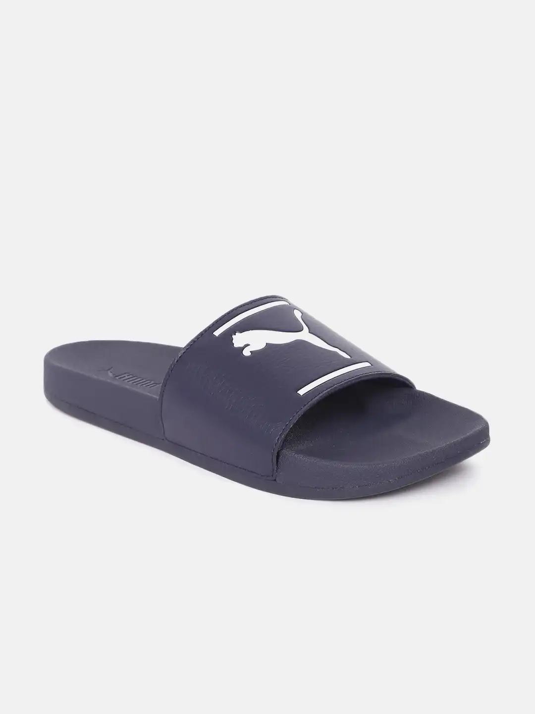 Buy Puma Unisex Navy Blue Printed Leadcat FTR Comfort Sliders