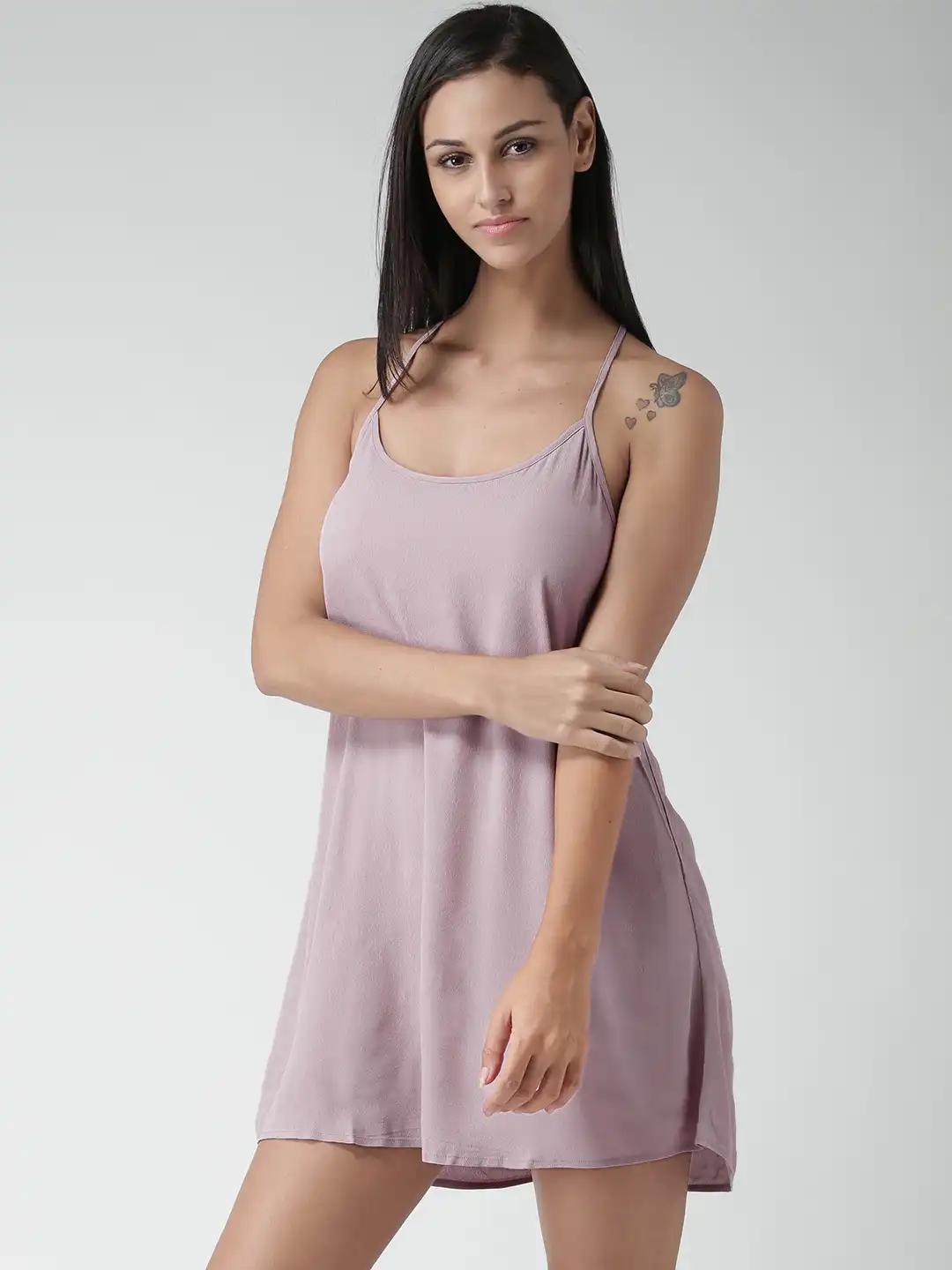 forever 21 a line dress Forever 21 NWT Purple Velvet Sequin Plunging V-neck Crossback Strap Mi   Brie