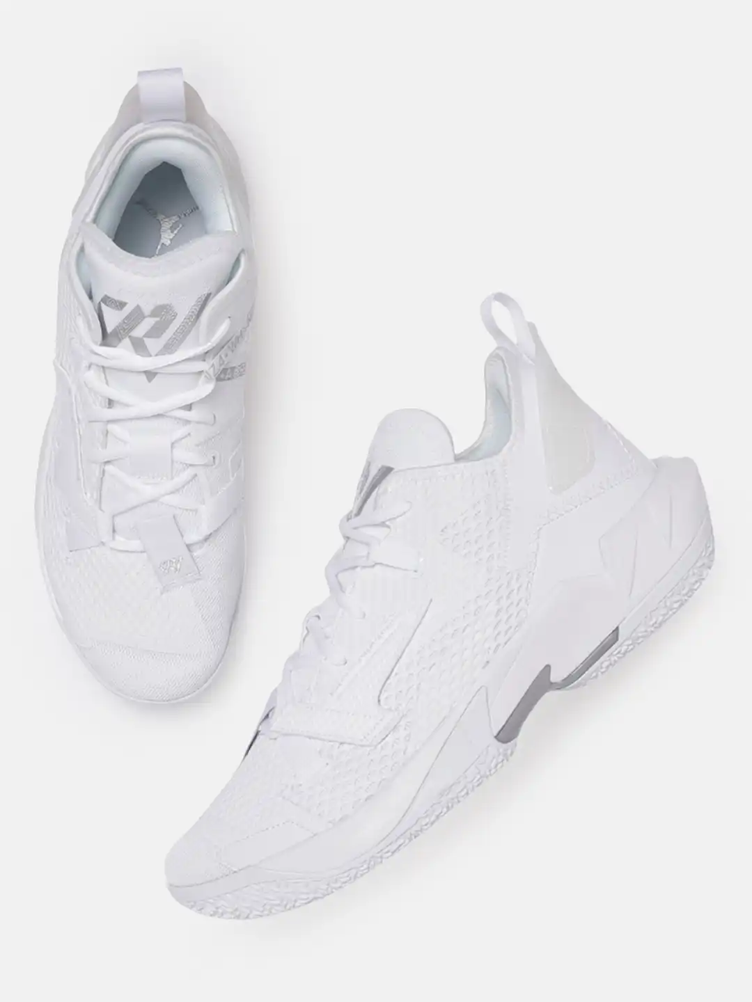 Buy Nike Men White JORDAN WHY NOT ZER0.4 PF Basketball Shoes