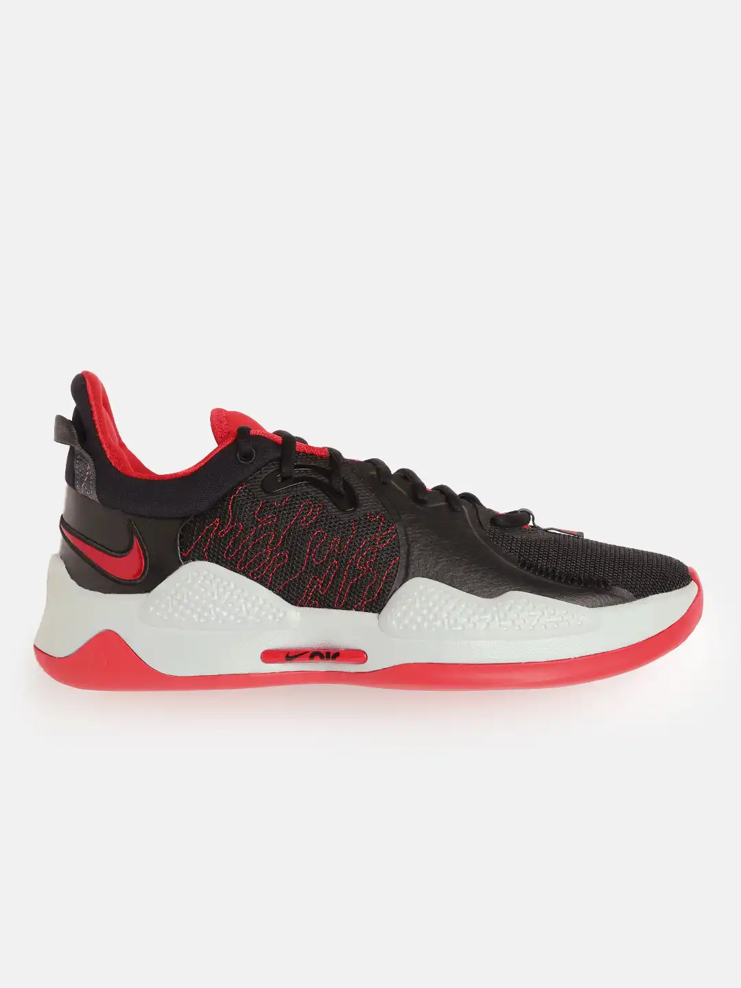 Buy Nike Men Black & Red PG 5 EP Basketball Shoes - Sports Shoes