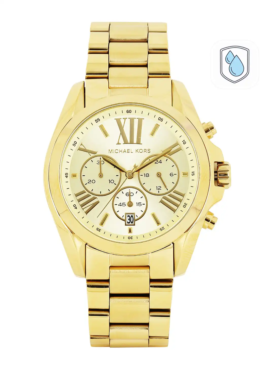Buy Michael Kors Women Gold-Toned Dial Chronograph Watch MK5605