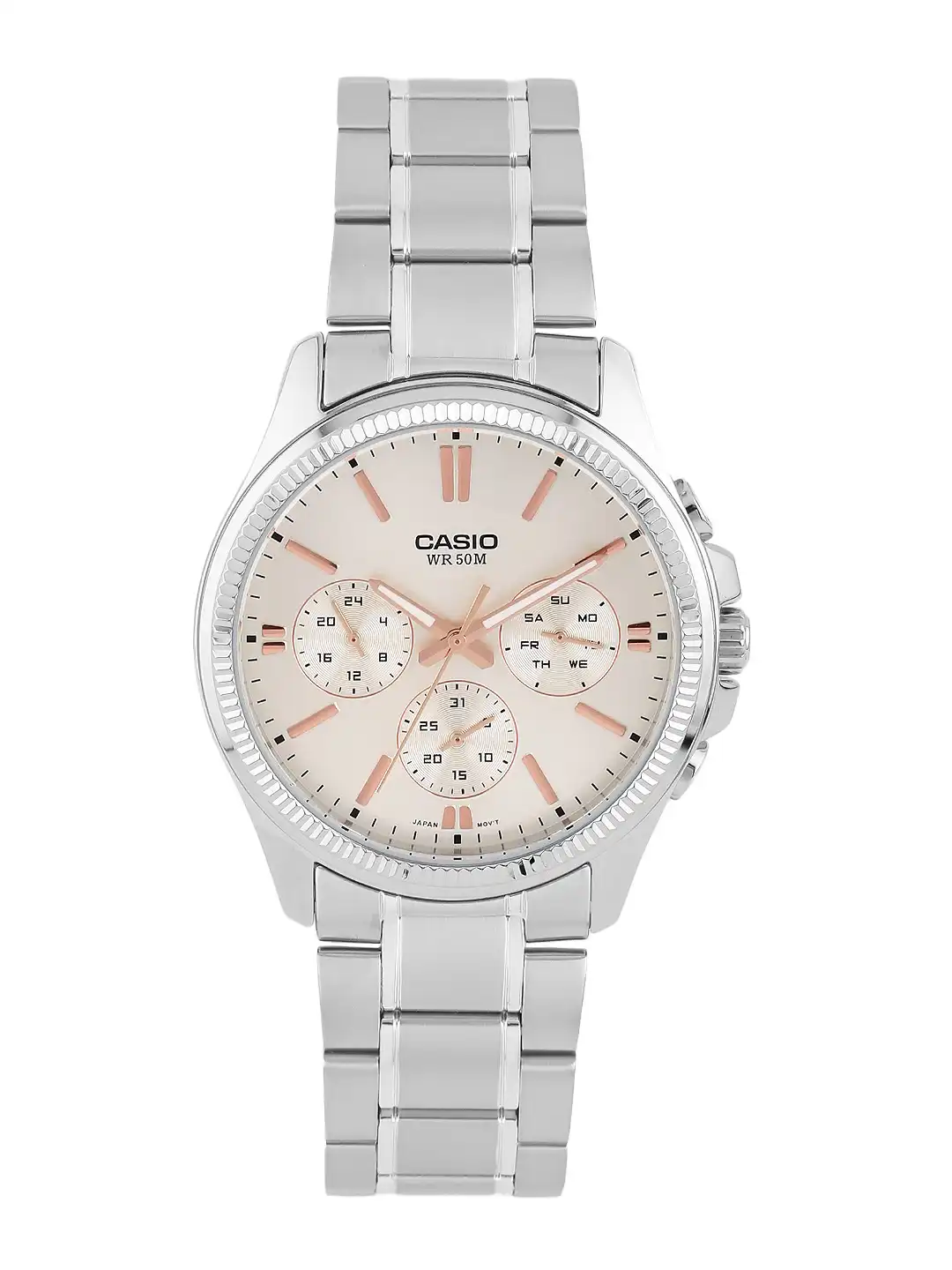 Buy Casio Enticer Men Cream Analogue watch A1078 MTP-1375D-7A2VDF