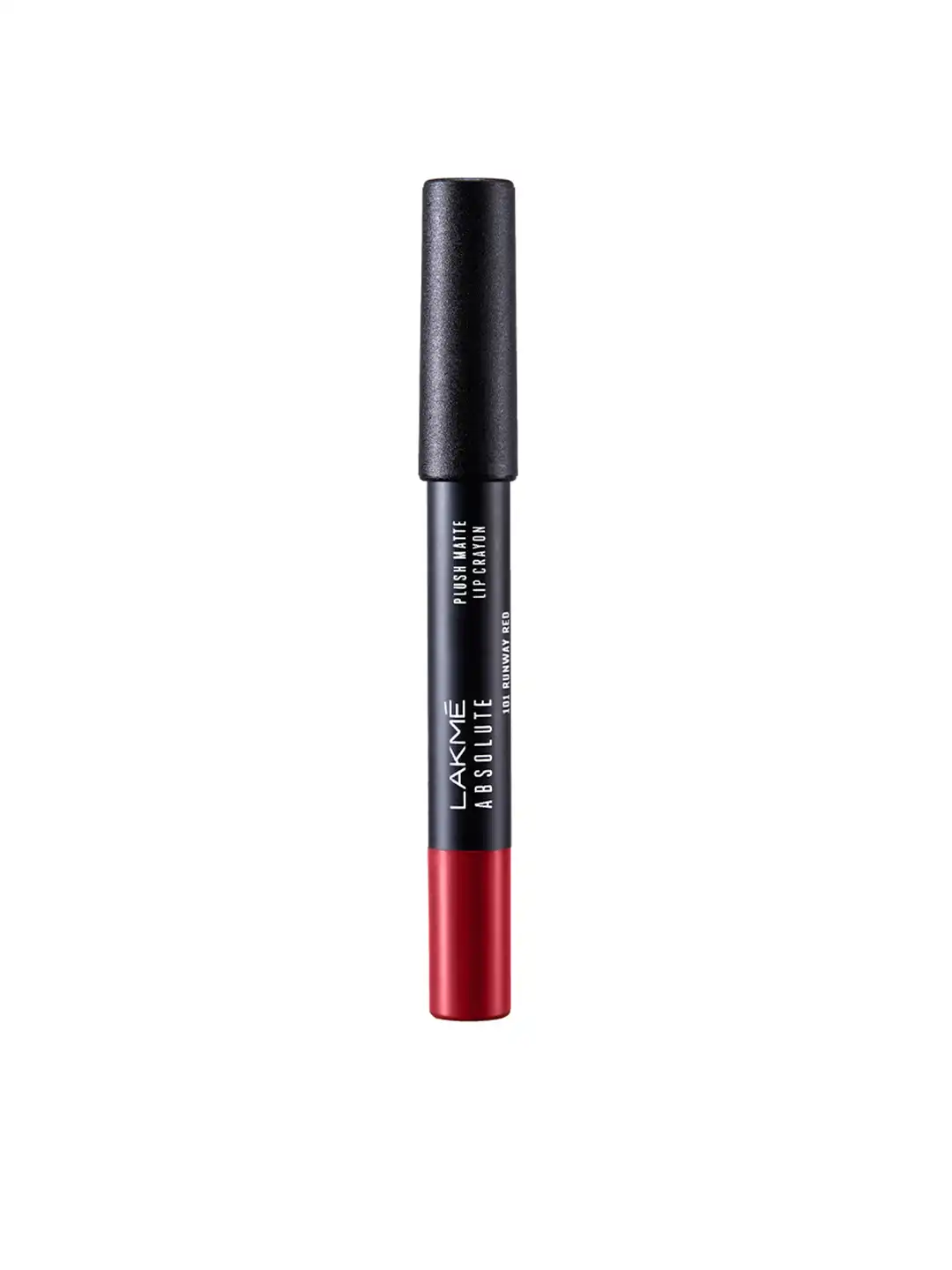 Buy Lakme Absolute Plush Matte Lip Crayon -Runway Red 101