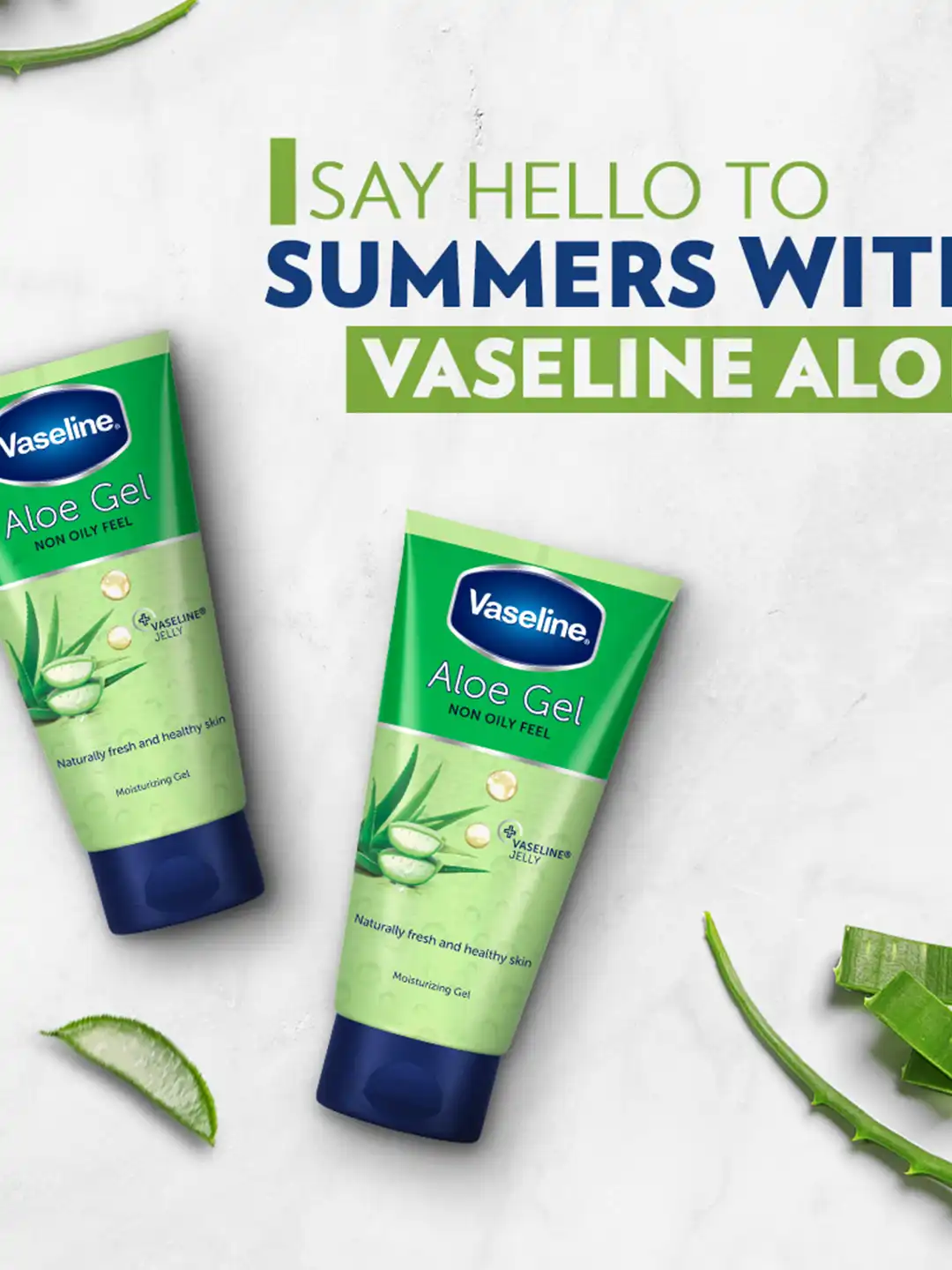 Buy Vaseline Unisex Non-Oily Feel Aloe Gel 150 g - Day Cream for Unisex  14305468 | Myntra