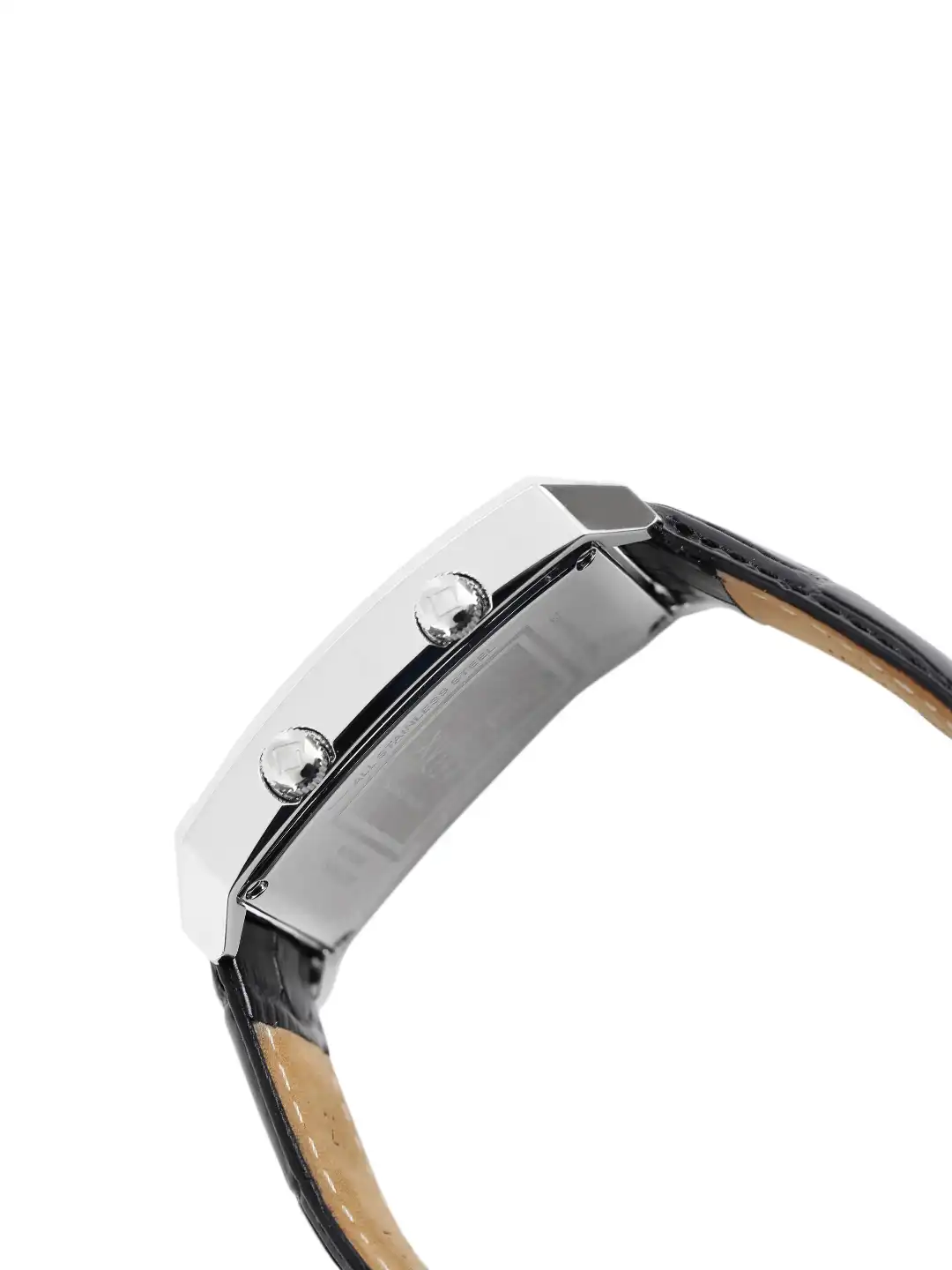 Buy Xylys Men Swiss Analog Black Leather Strap and Silver Dial