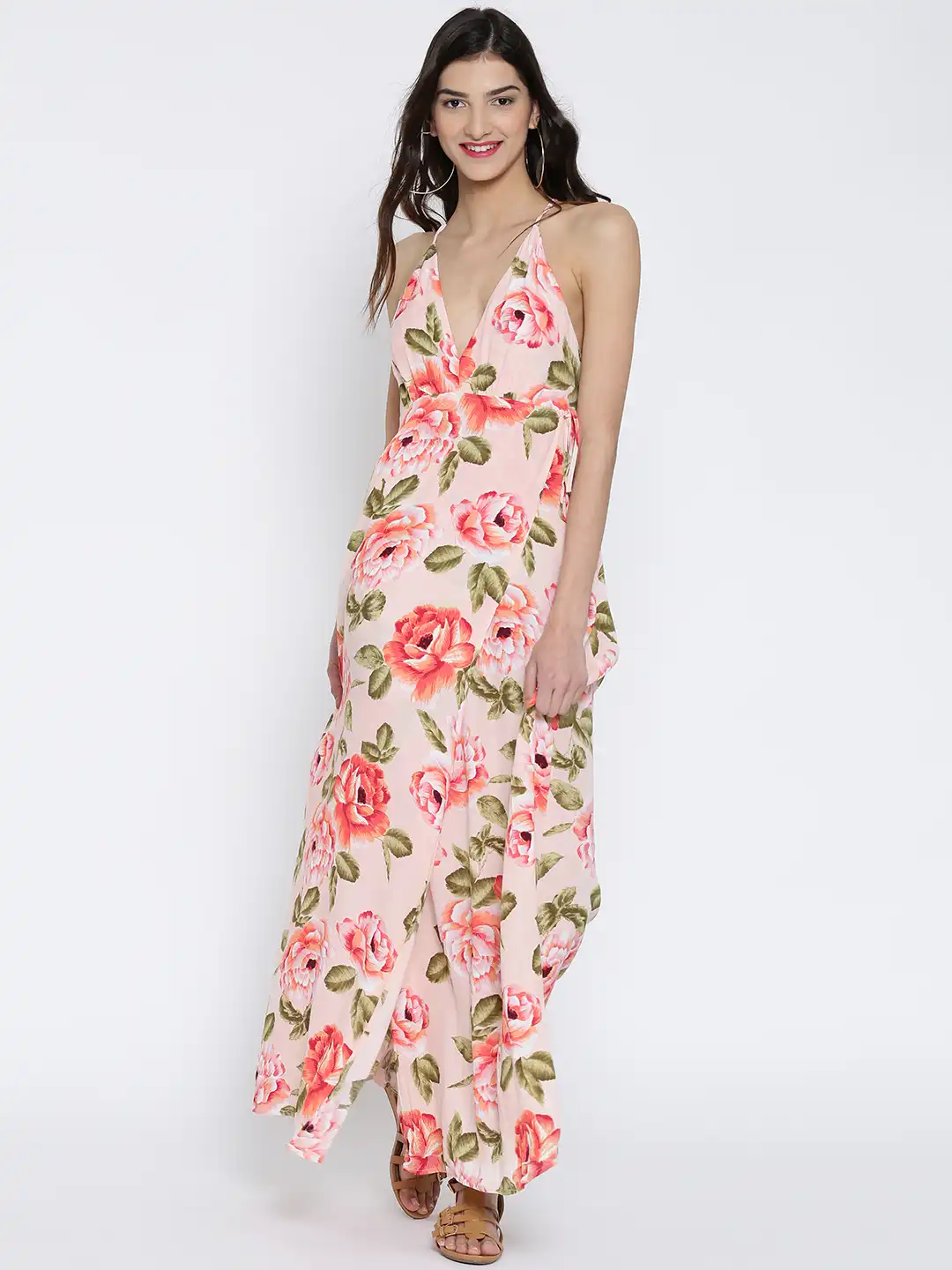 forever 21 pink maxi dress Strapless Maxi Dress Forever 21 Pink Satin Dress Beaded Lace Long V Neck Dress With Open Back Faviana