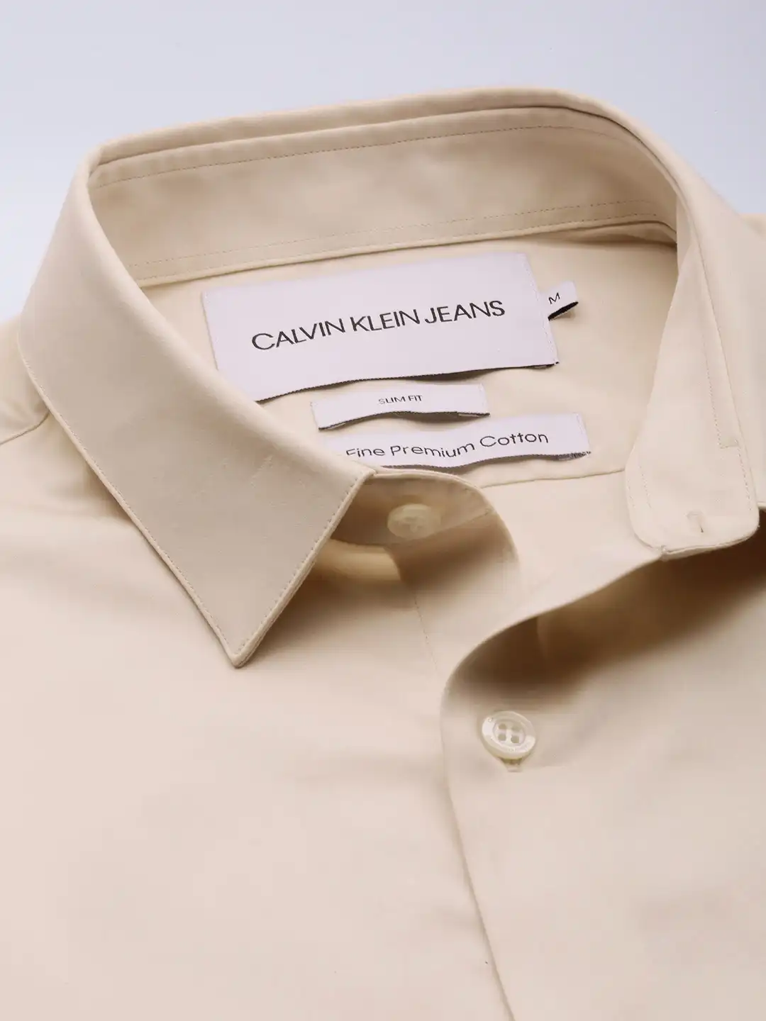 calvin klein slim fit white dress shirt Calvin Klein Men`s Slim Fit Non-Iron main image 0