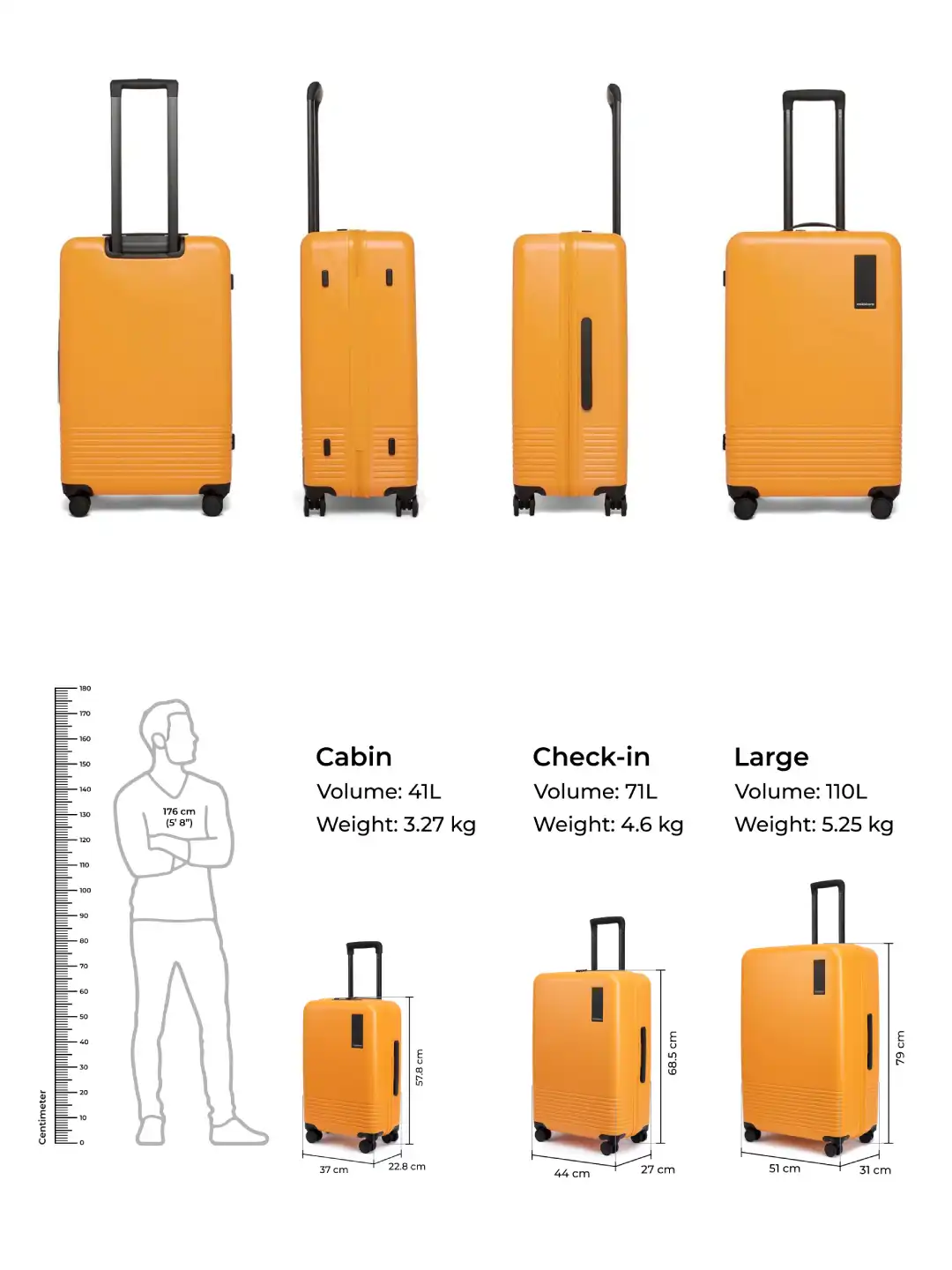 ★buruma★ Buy MOKOBARA The Iconic Check-in Polycarbonate Trolley Bag 71L