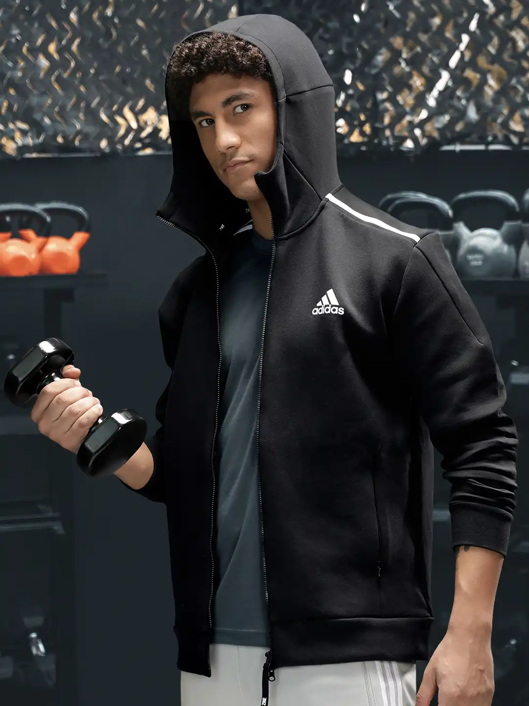 adidas メンズスキーウェア　Mサイズ Buy ADIDAS Men Black Z.N.E Sportswear Primegreen Solid Sustainable