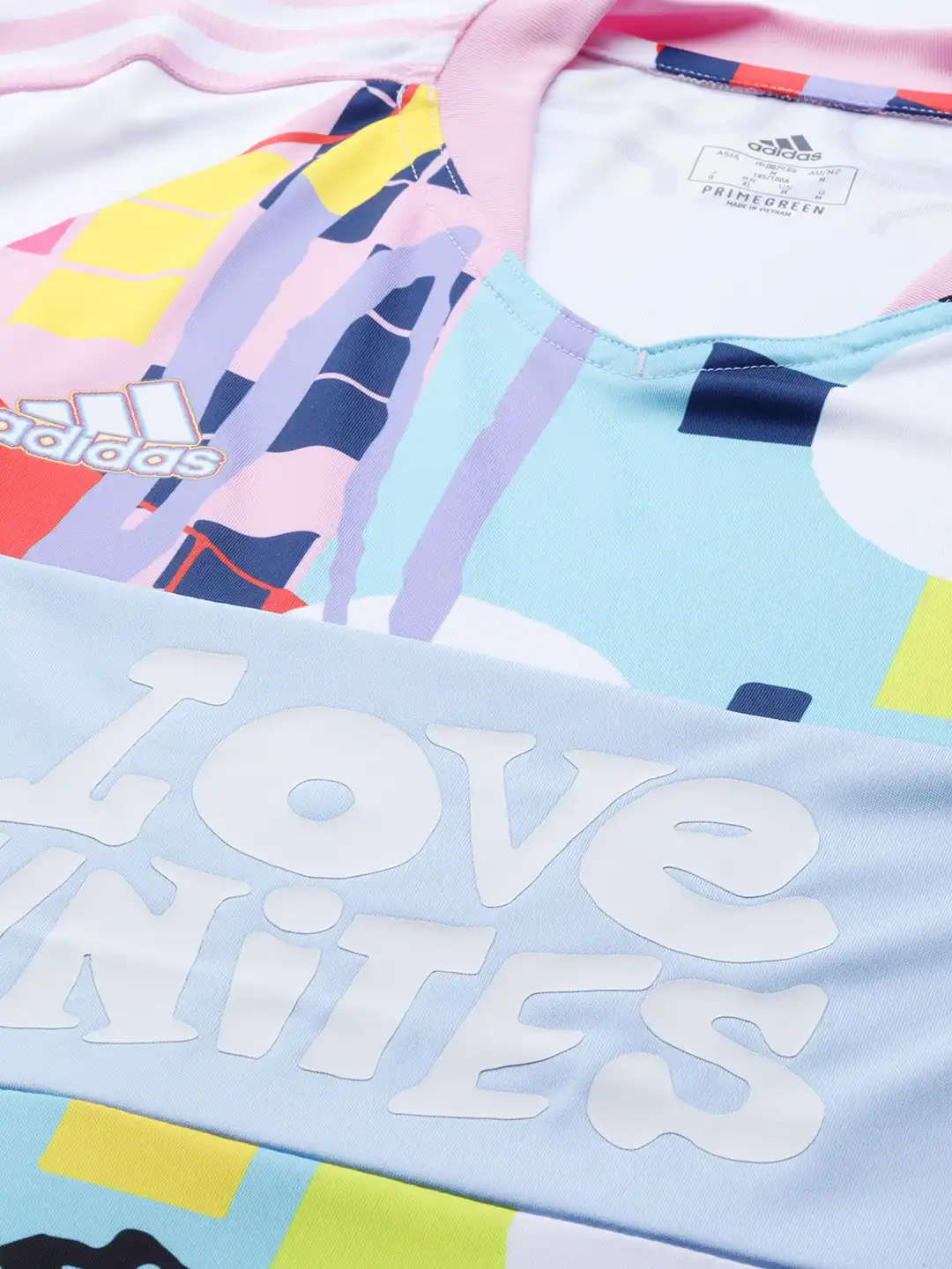 Buy ADIDAS Men Multicoloured Love Unites Tiro Sustainable Jersey