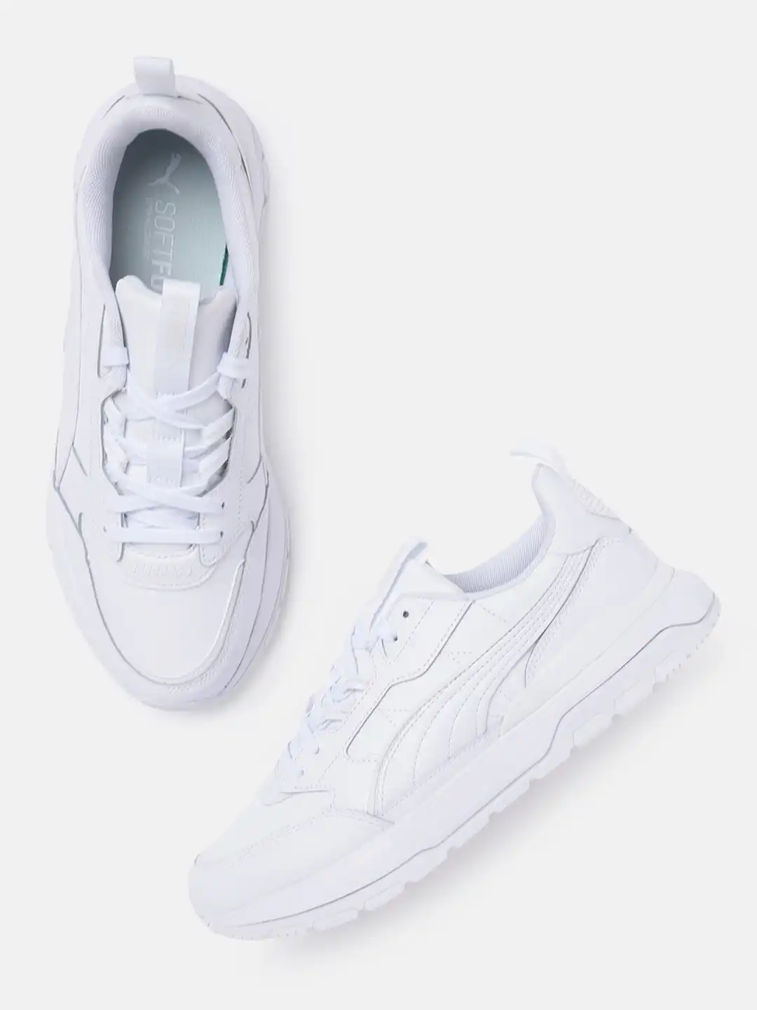 Buy Puma Unisex White R78 Trek Lth Sneakers - Casual Shoes for