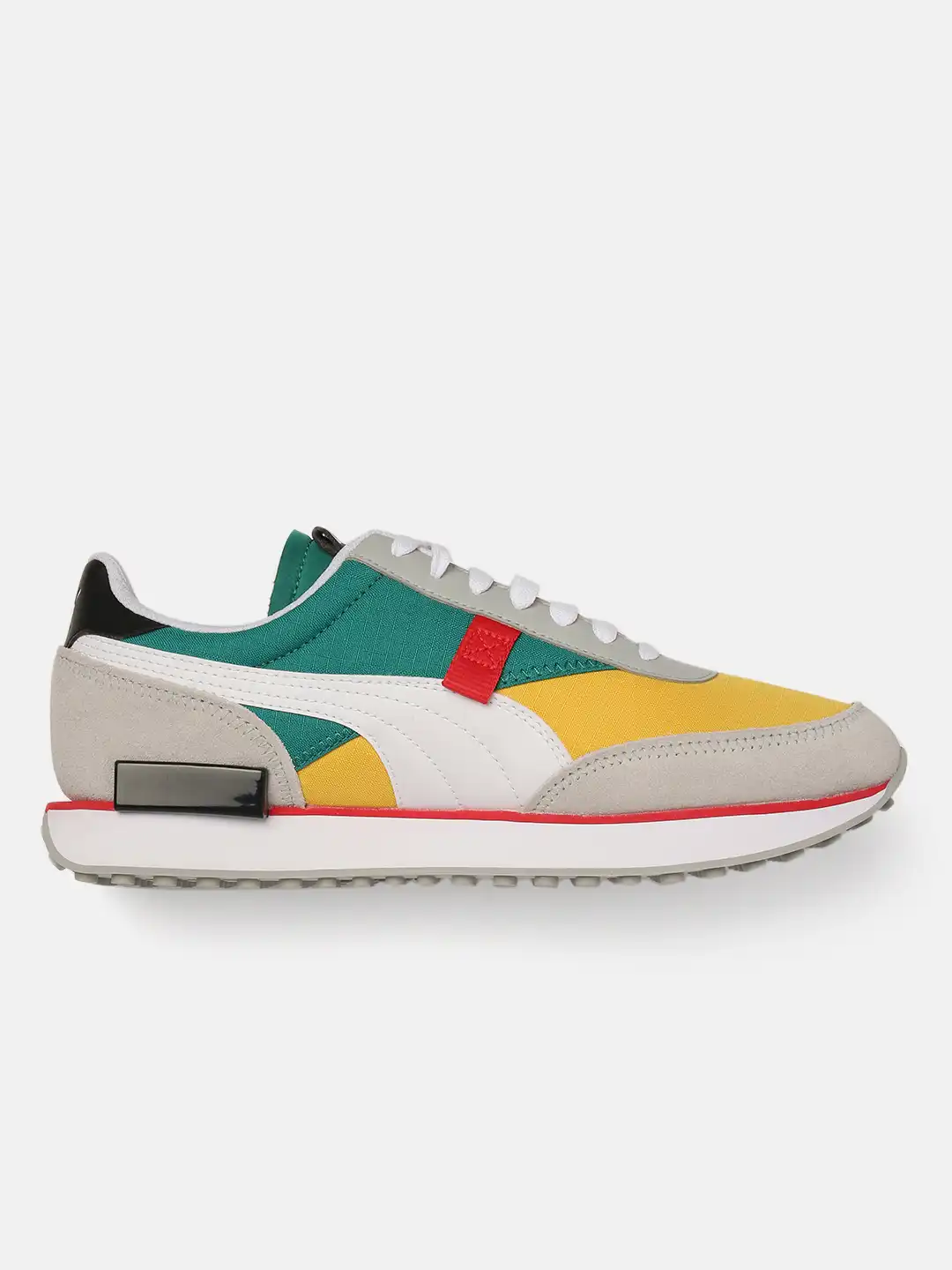 Buy Puma Unisex Yellow & Grey Colourblocked Future Rider Play On