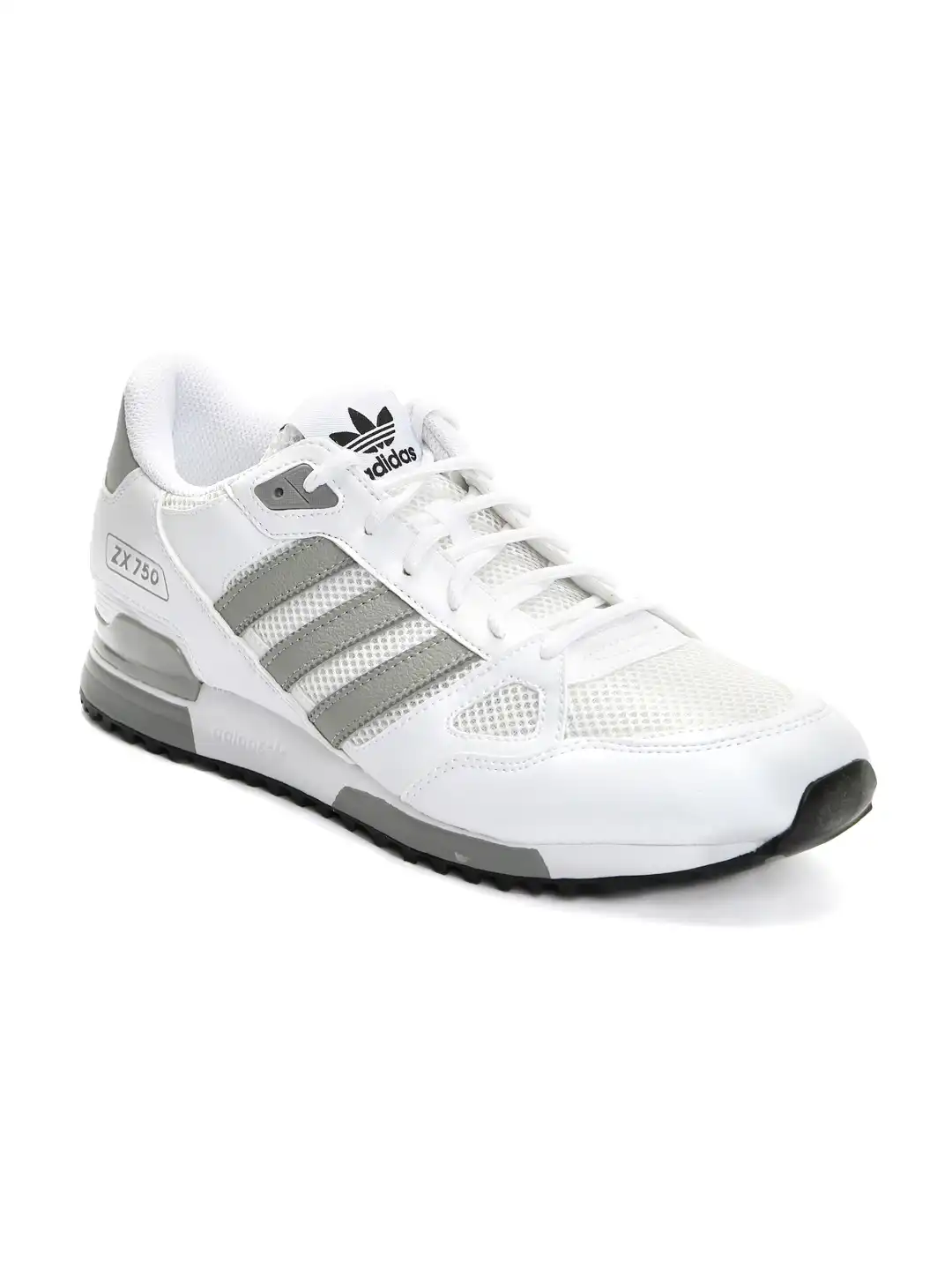 Buy ADIDAS Originals Men White Solid ZX 750 Sneakers - Casual