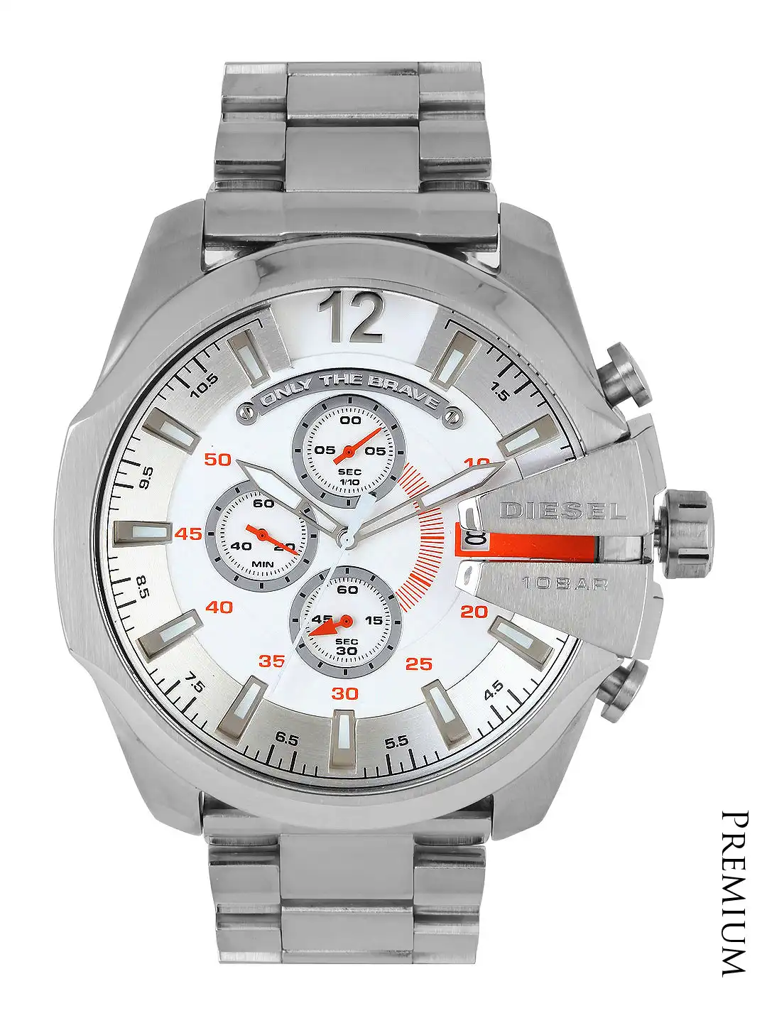 Buy DIESEL Men Silver-Toned Dial Watch DZ4328 - Watches for Men