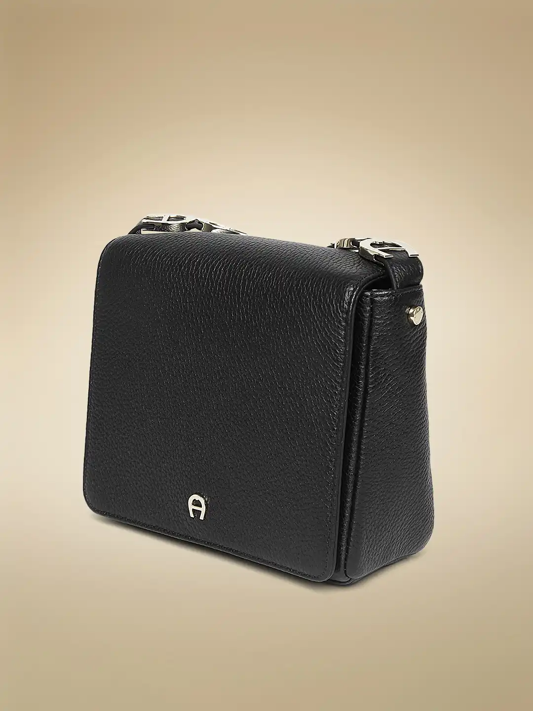 Buy AIGNER Black Roma Neat Leather Sling Bag - Handbags for Women
