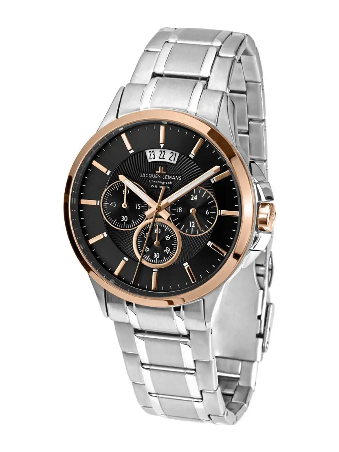 jmnm42点 Buy Jacques Lemans Men Black Dial & Multicoloured Stainless Steel