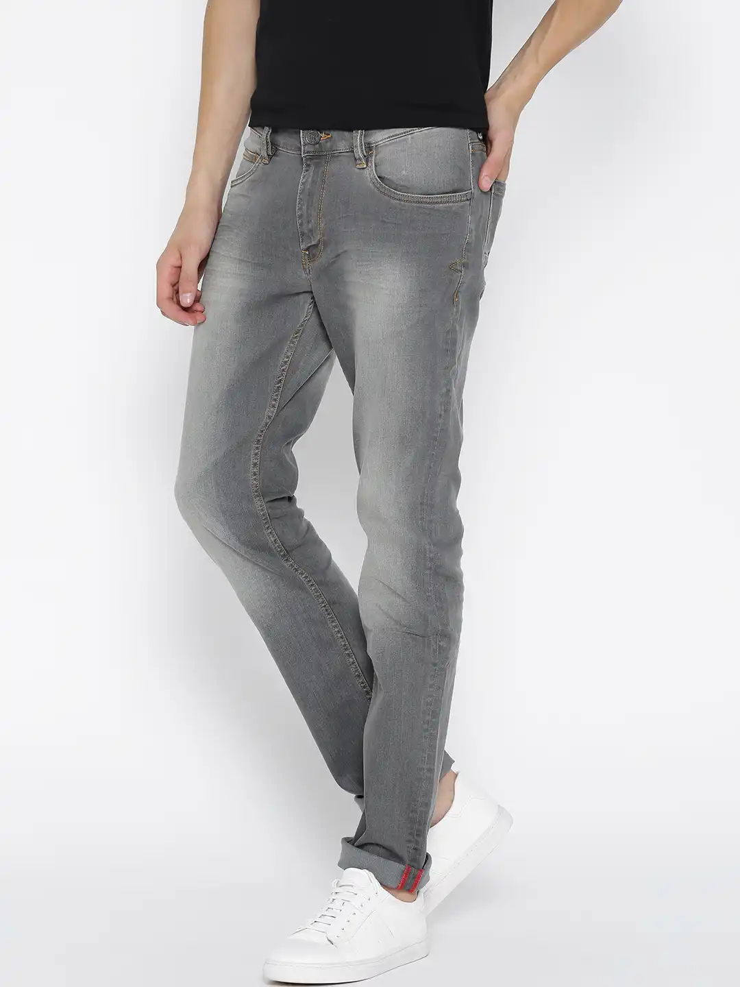 値下げ！！James Buy Arrow Blue Jean Co. Men Grey Washed James D Slim Fit