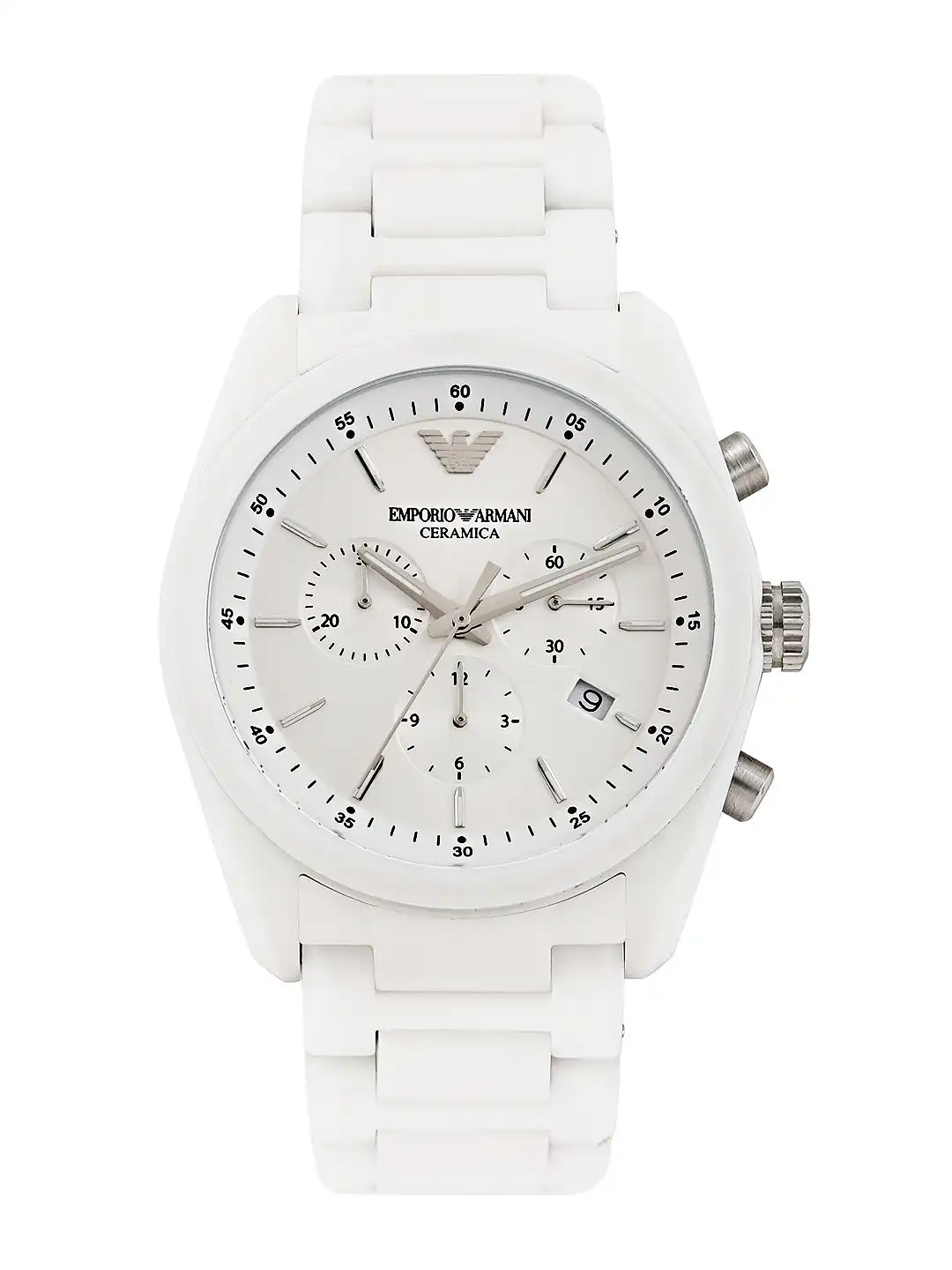 Buy Emporio Armani Men White Chronograph Watch AR1493 - Watches